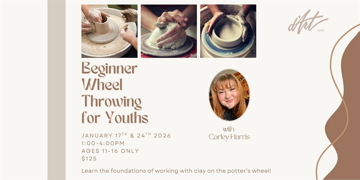 Beginner Wheel Throwing for Youths
