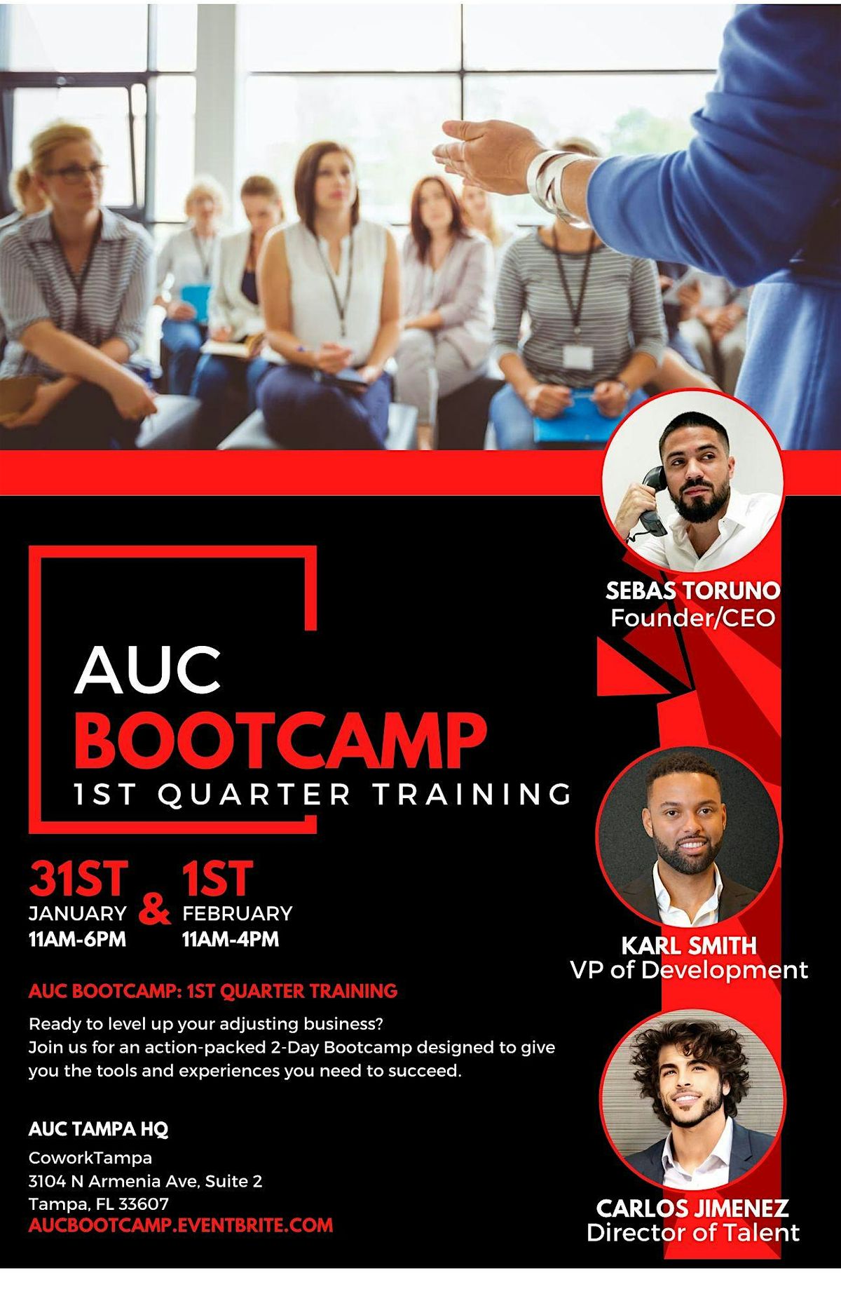 ADJUST UP CLAIMS: Bootcamp