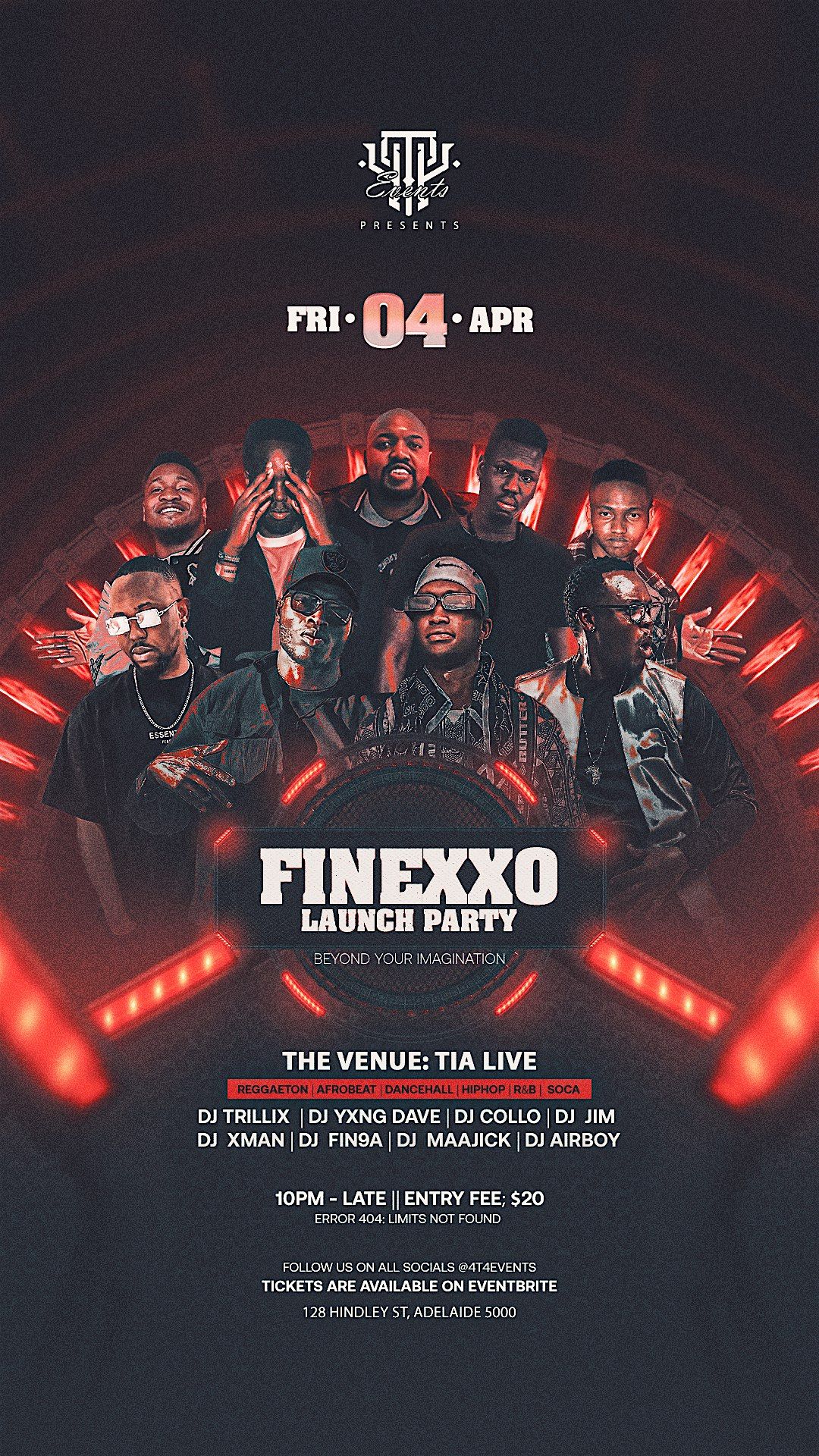 4T4 EVENTS PRESENTS: FINEXXO LAUNCH PARTY