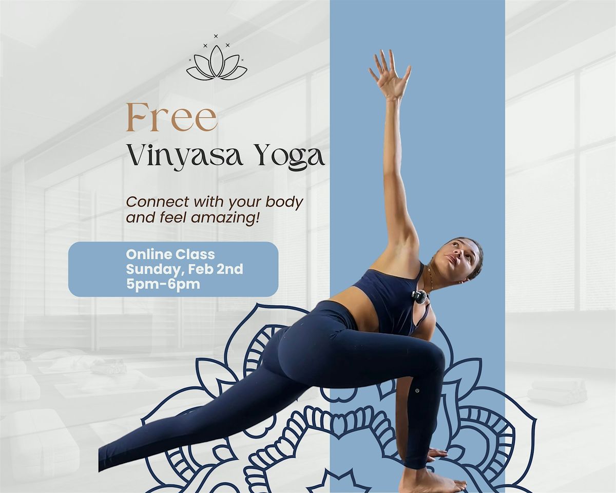 Breathe, Move, Connect \u2013 Free Online Vinyasa Yoga Session