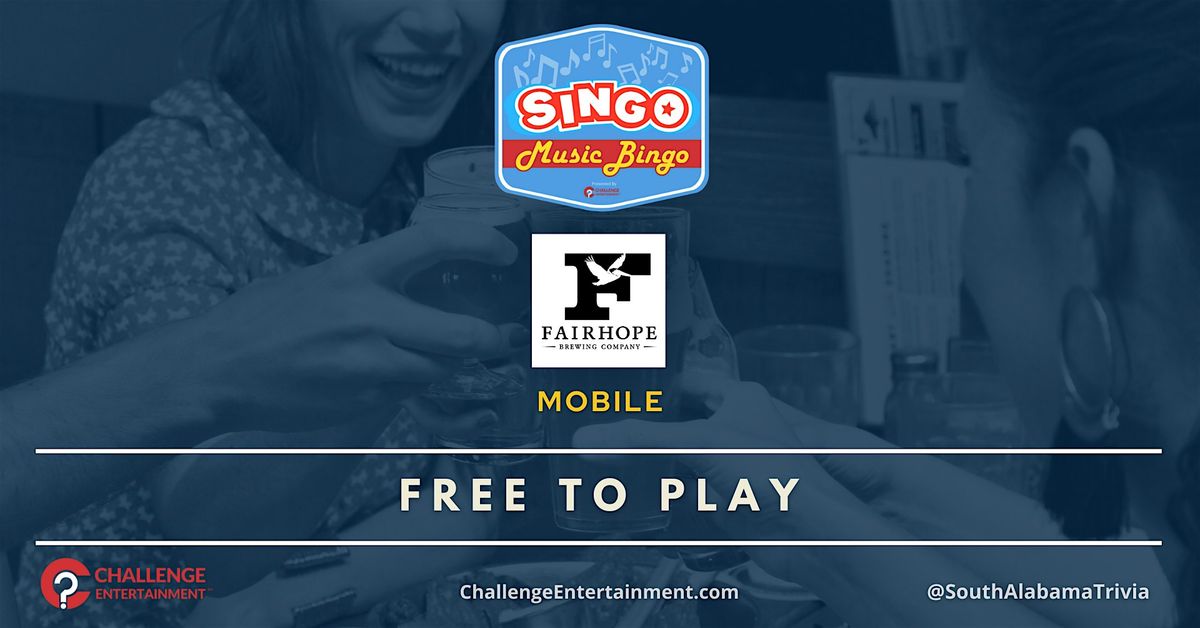 Weekly SINGO Music Bingo Nights at Fairhope Brewing Co - Mobile