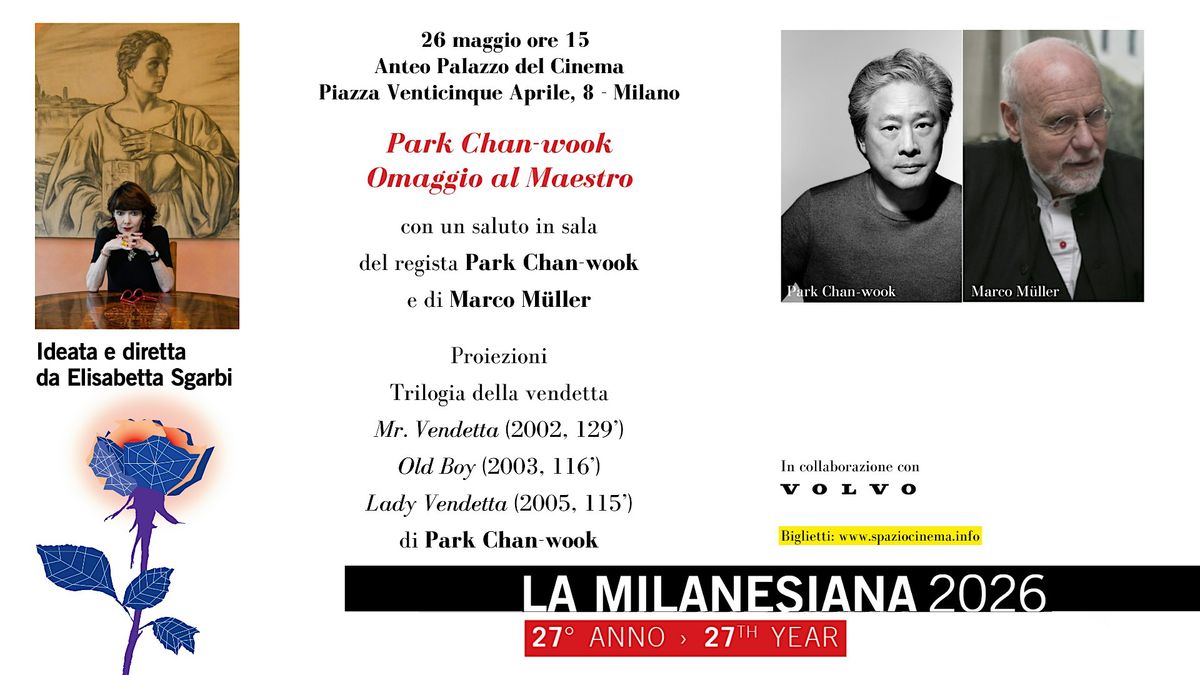 PARK CHAN-WOOK OMAGGIO AL MAESTRO. PROIEZIONI