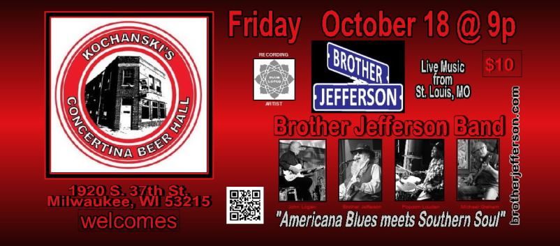 Brother Jefferson Band at Kochanski's Concertina Beer Hall