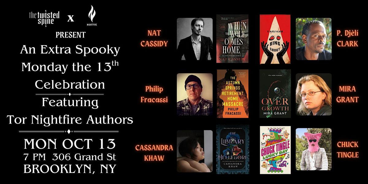 Spooky Monday the 13th Celebration Featuring Tor Nightfire Authors