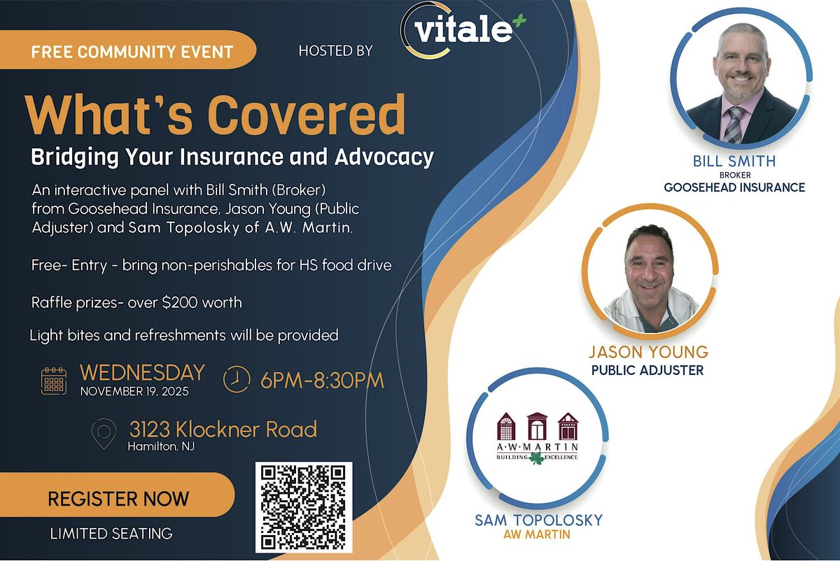 What's Covered? Bridging your insurance and advocacy.....