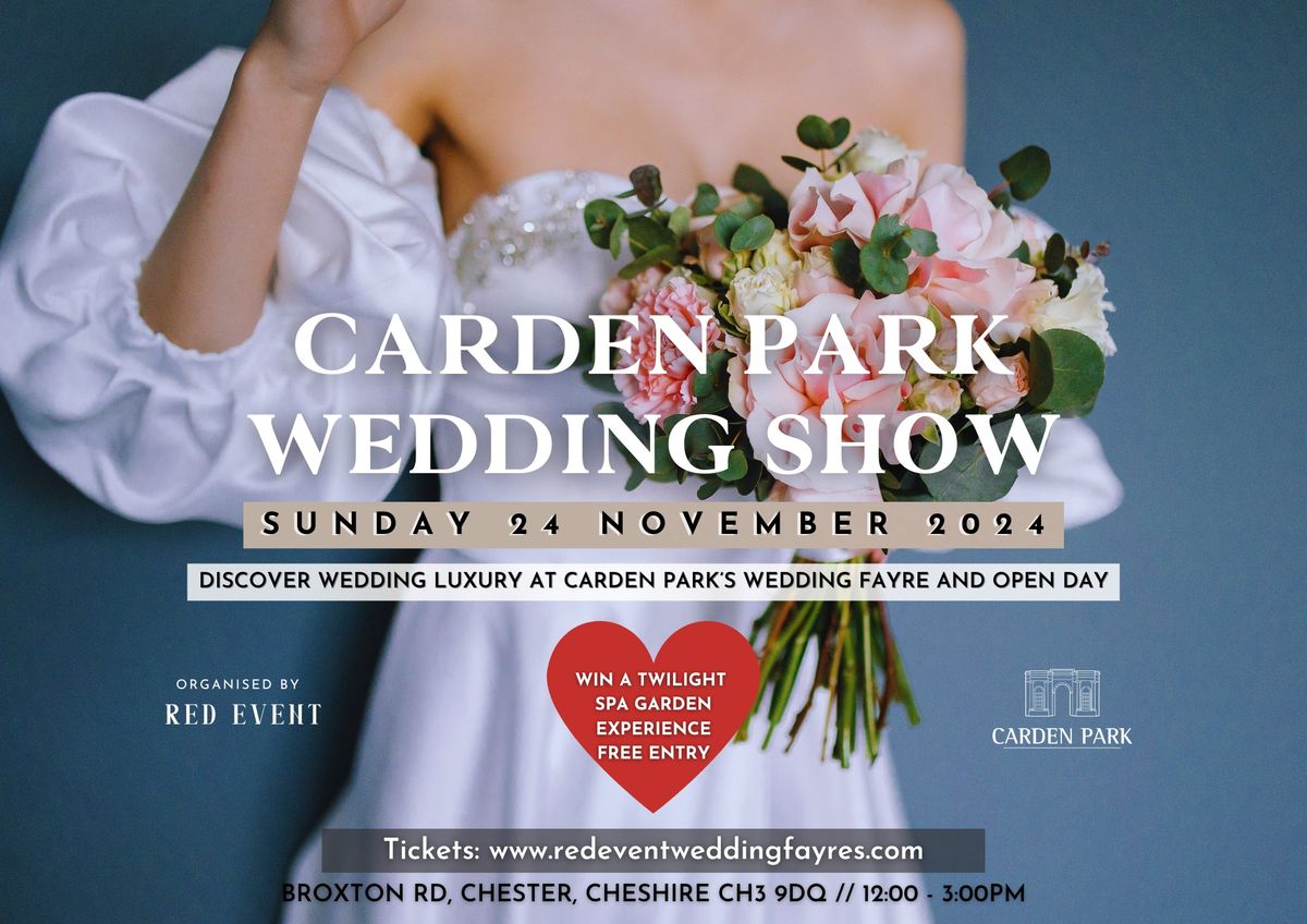 Carden Park\u2019s Luxury Cheshire Wedding Fayre & Open Day (Sunday 24th November) 