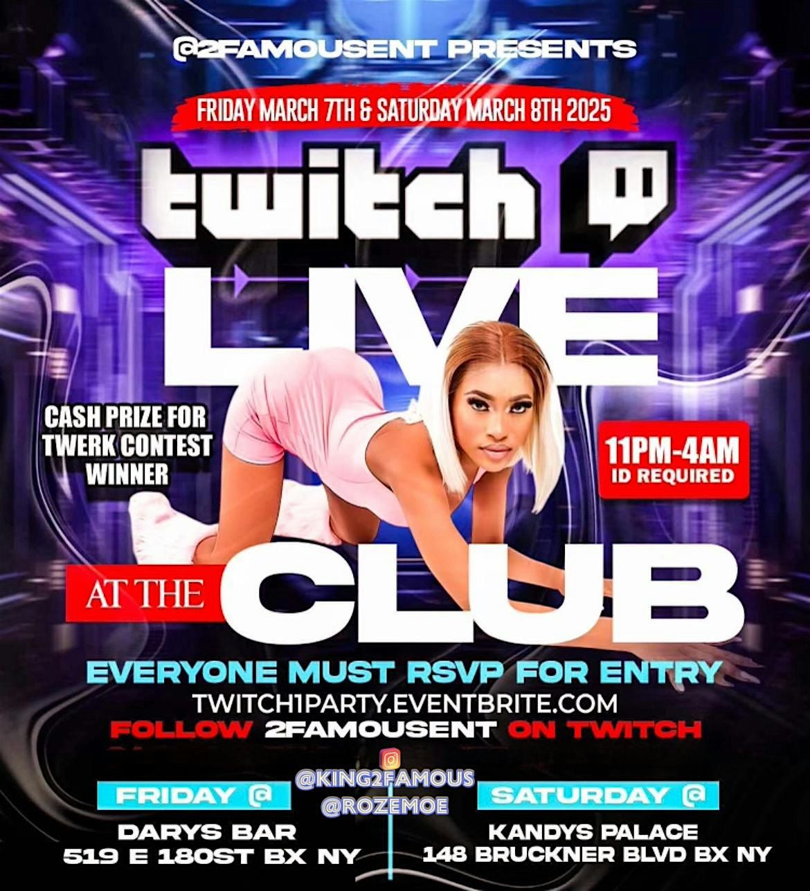 TWITCH LIVE AT THE CLUB\u203c\ufe0f