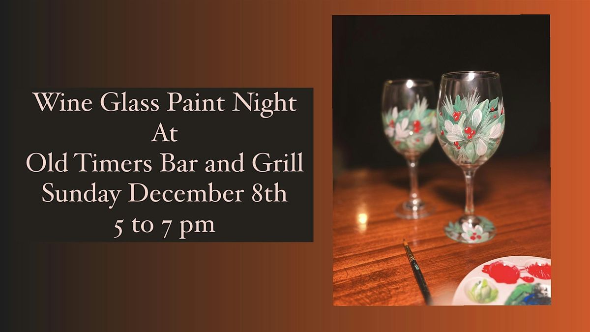 Holiday Wine Glass Paint Night