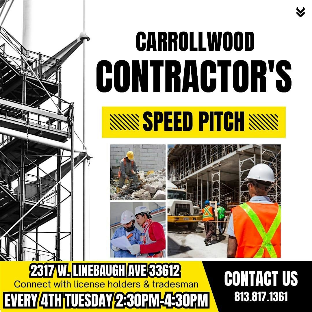 Carrollwood Contractors Speed Pitch