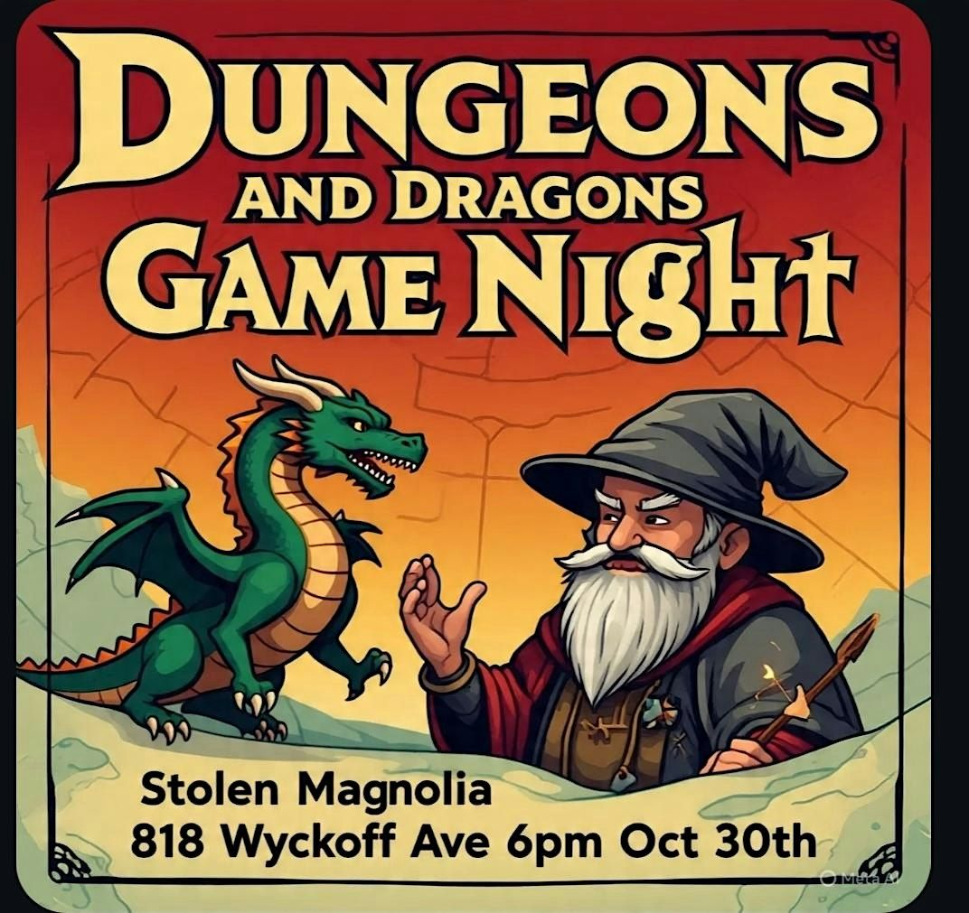 Dungeons and dragons game night