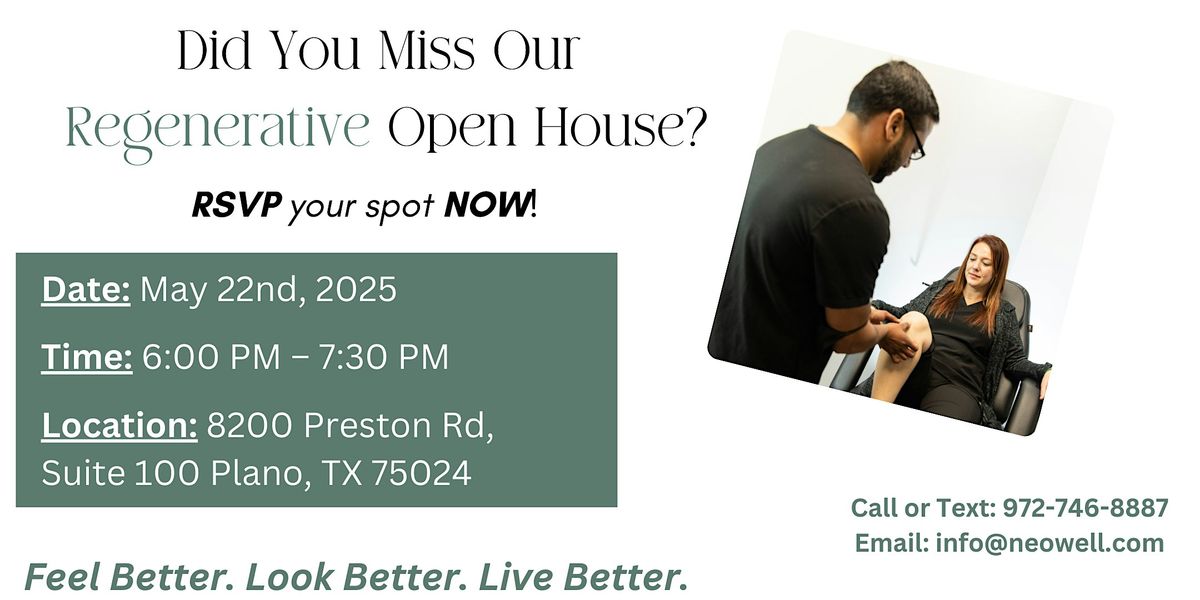 NeoWell's Regenerative Medicine Open House