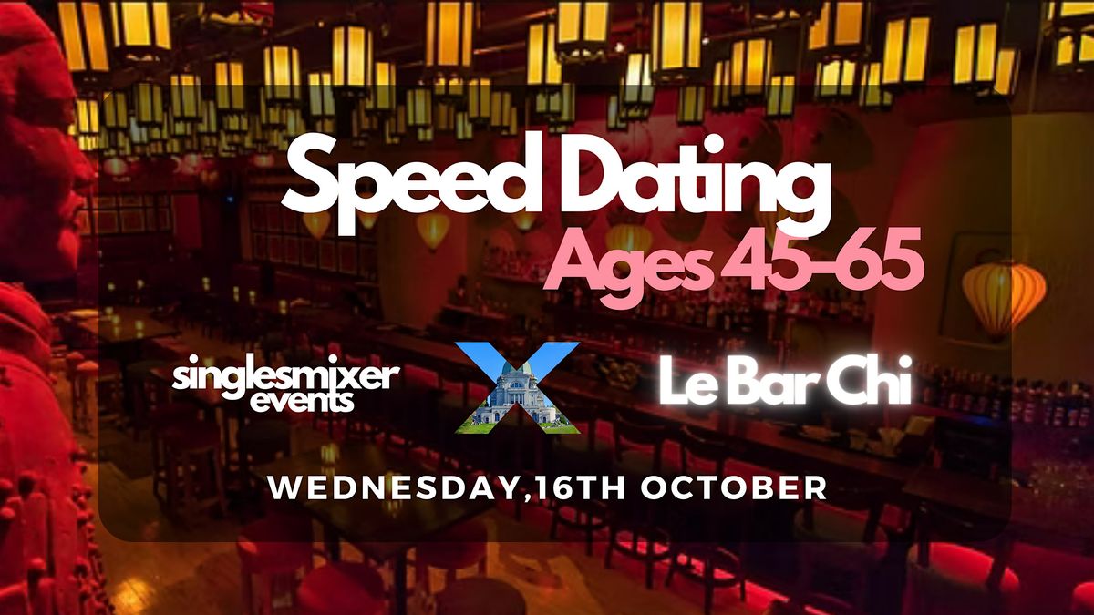Montreal | Speed Dating | Ages (45-65)