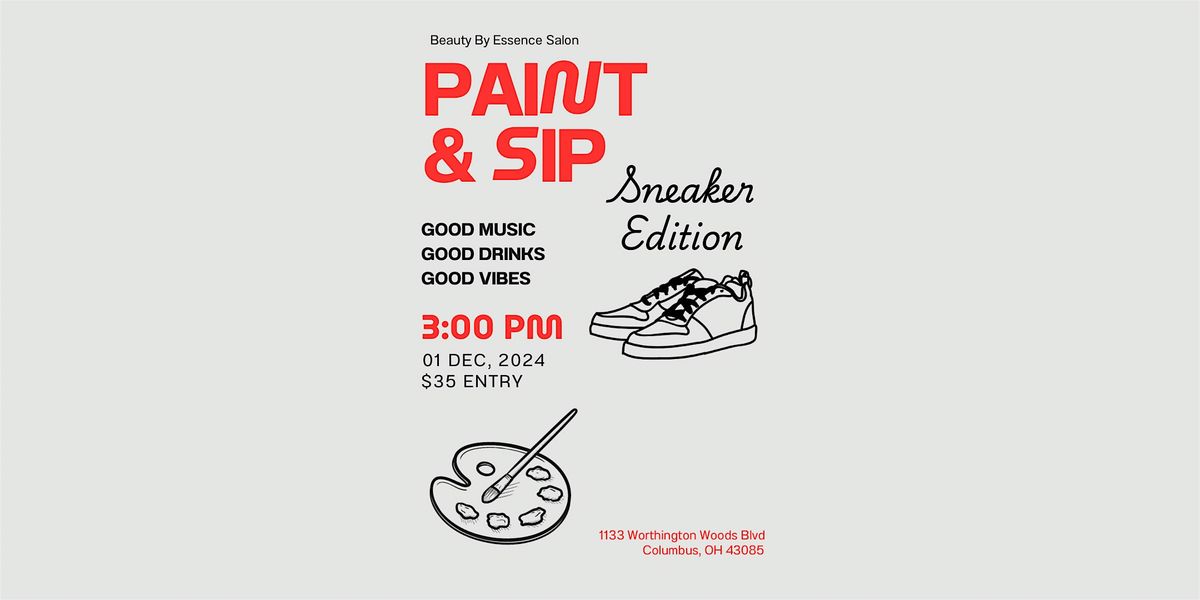 Paint & Sip (Sneaker Themed)