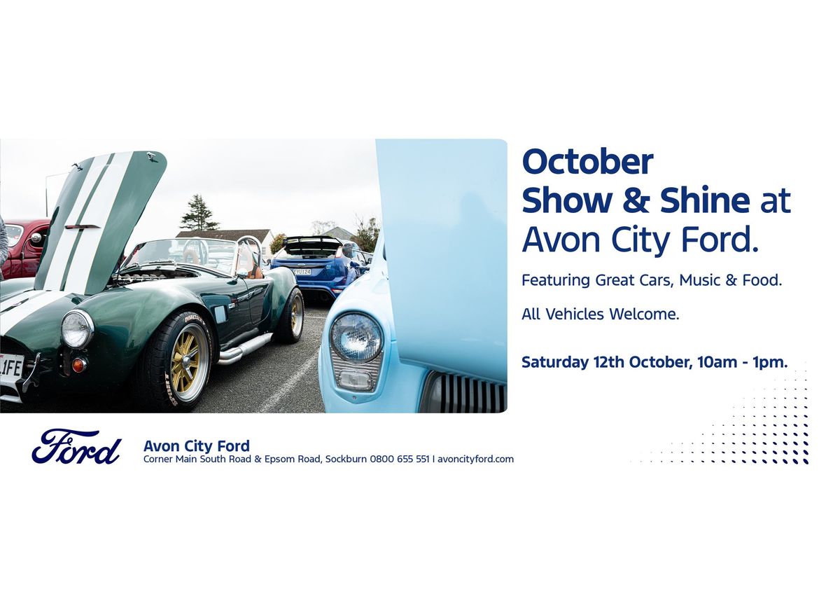 October Show & Shine at Avon City Ford