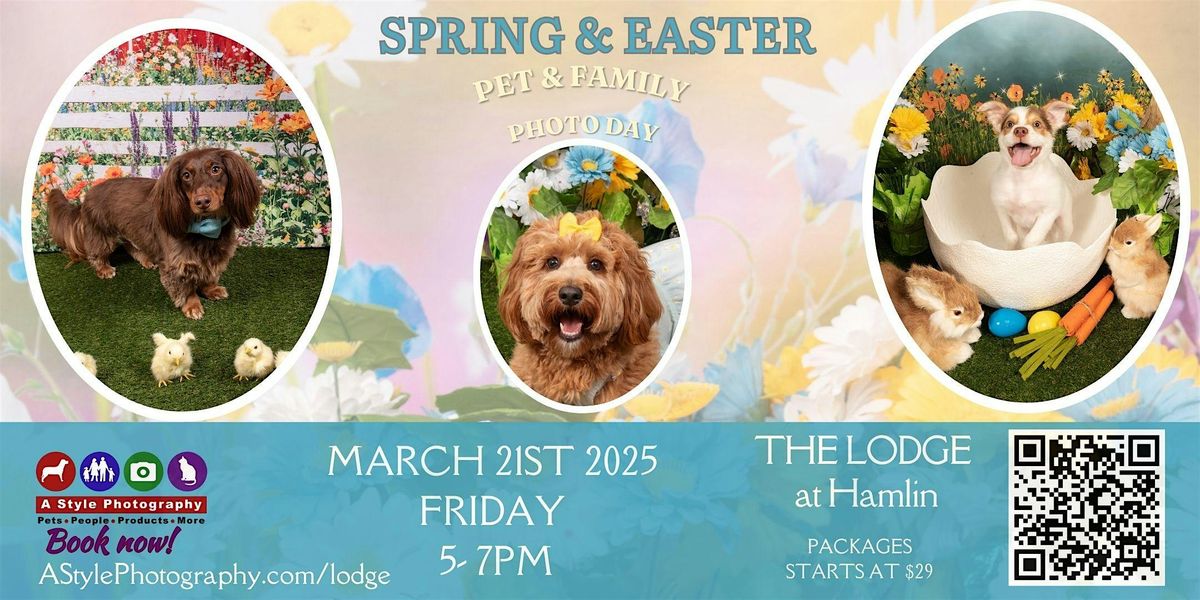 Spring and Easter Pet Photo Day  at the Lodge