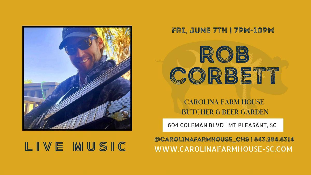 Live Music - Rob Corbett