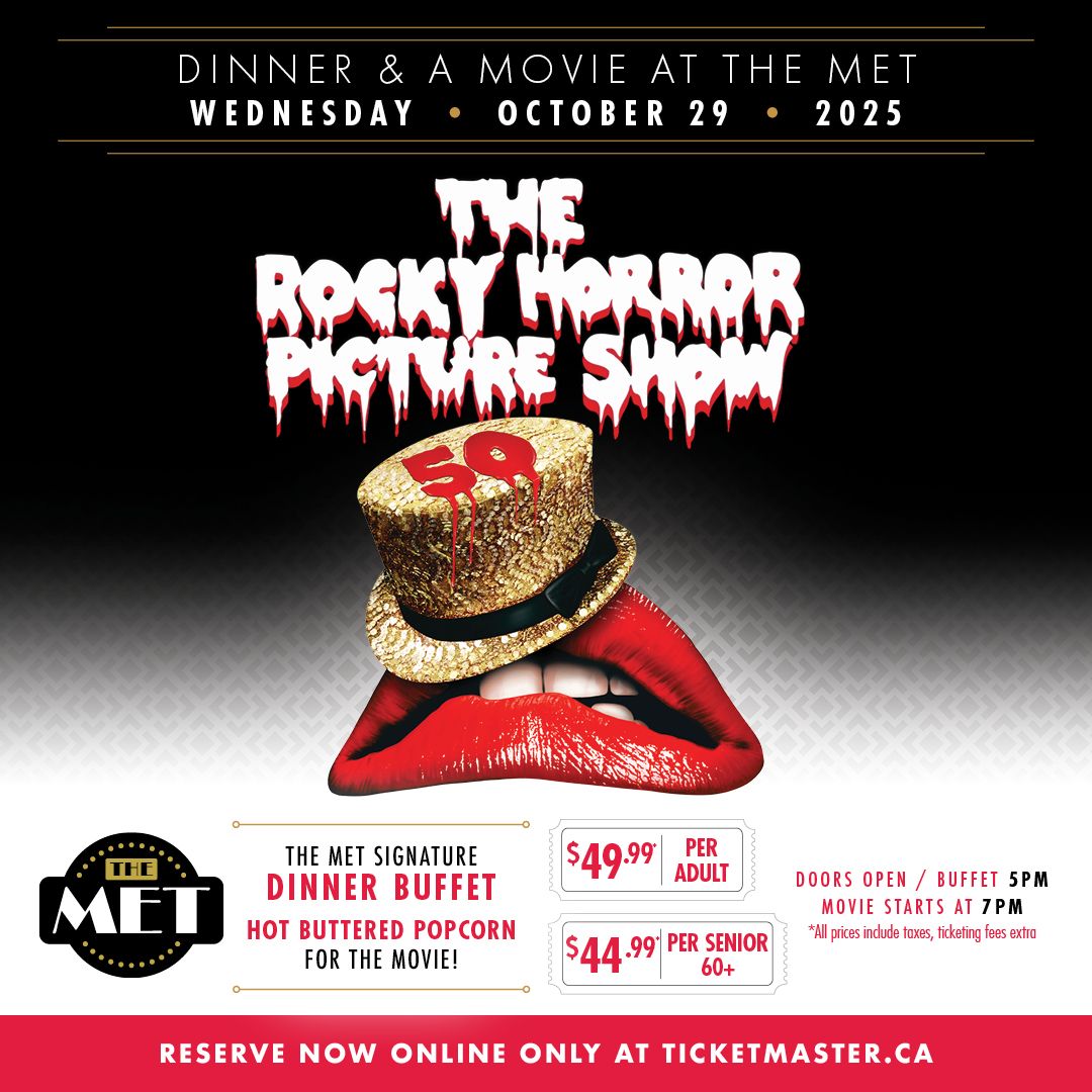 Dinner and a Movie - The Rocky Horror Picture Show at Metropolitan Entertainment Centre