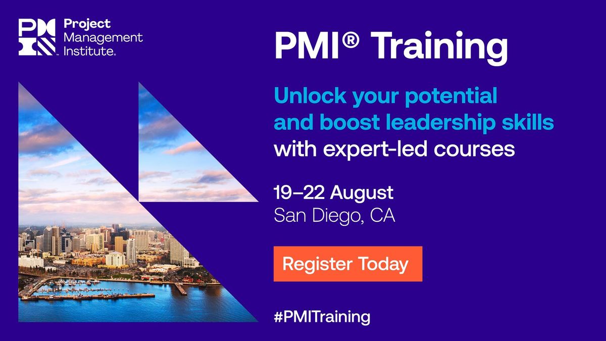 PMI Training - San Diego, CA 2024