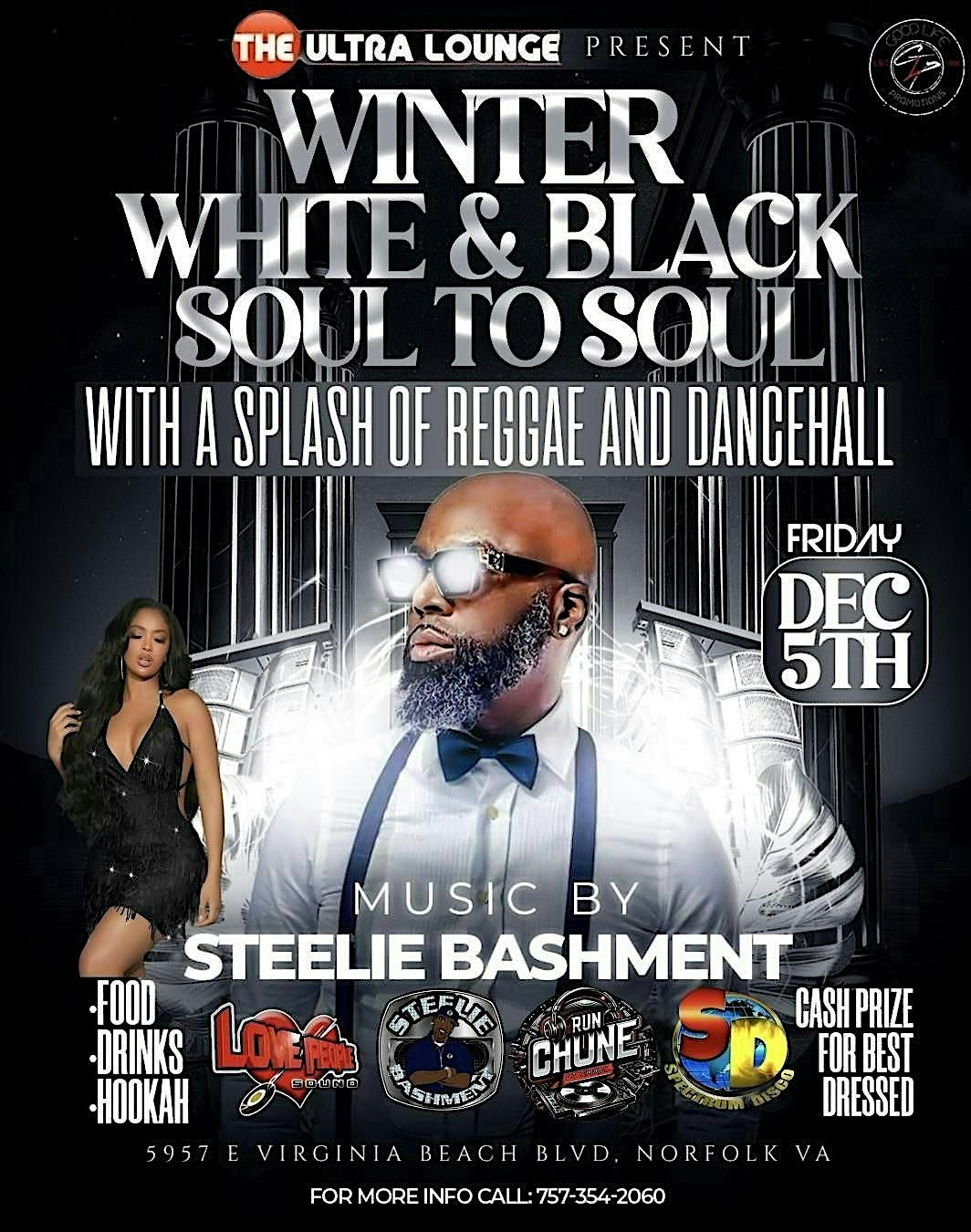 Winter White & Black Soul to Soul with a Splash of Reggae and Dancehall