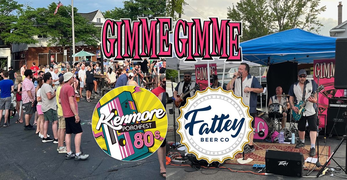 Post Kenmore Porchfest Party at Fattey Beer Co with LIVE music by Gimme Gimme
