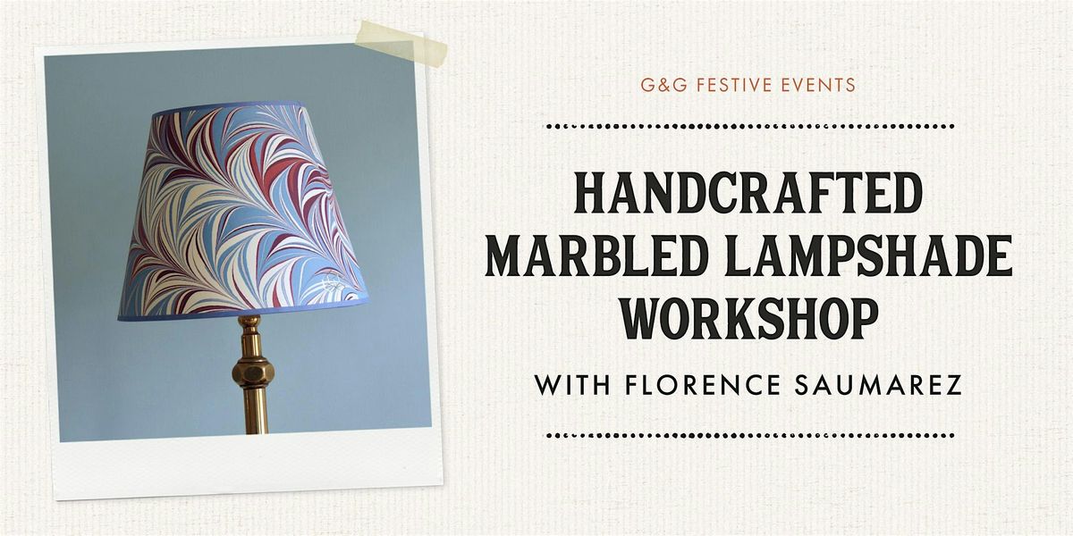 Handcrafted Marbled Lampshade Workshop