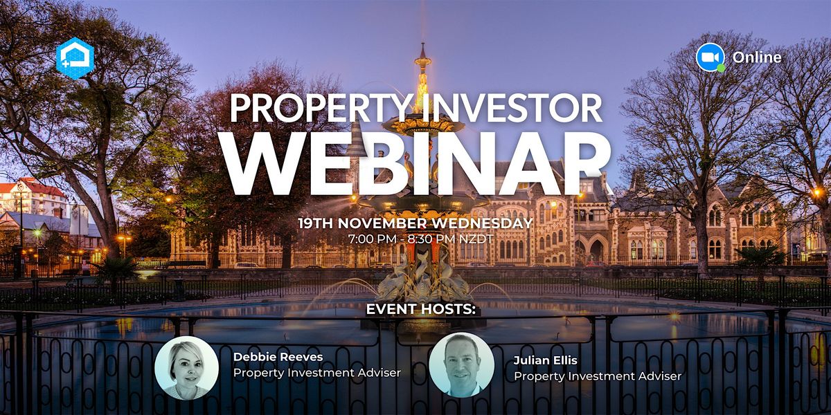 FREE Property Investor Webinar 19\/11\/24, Tuesday