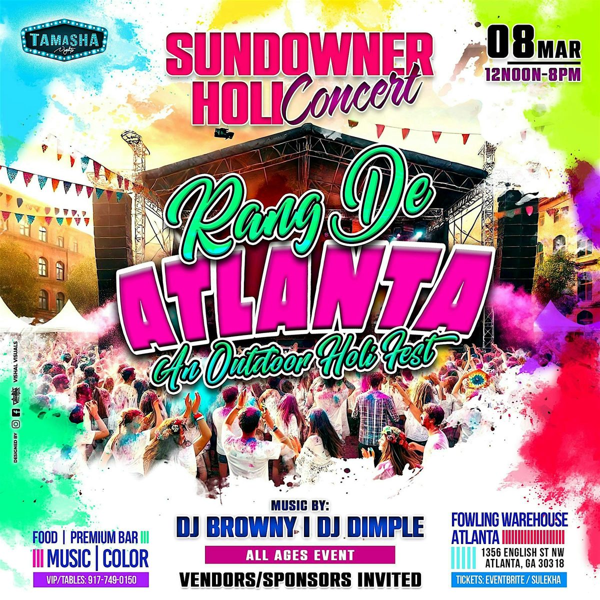 RANG DE ATLANTA- HOLI COLOR FEST 2025