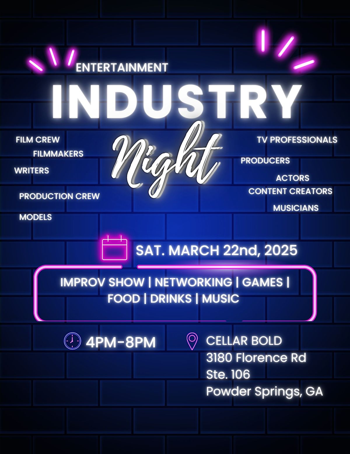 Industry Night for Entertainment!