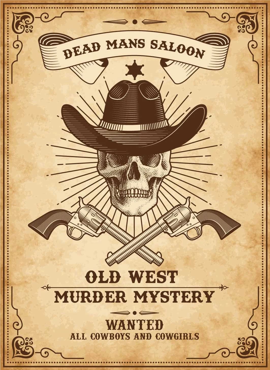 Dead Man\u2019s Saloon Murder Mystery