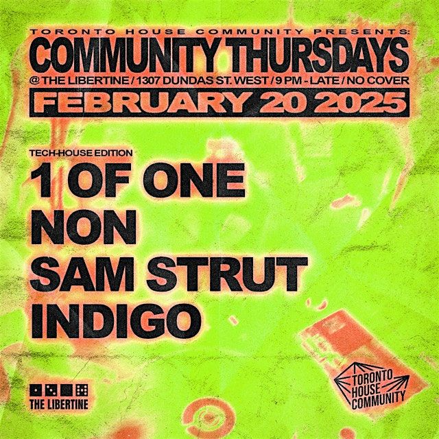 Community Thursdays: Tech House Edition