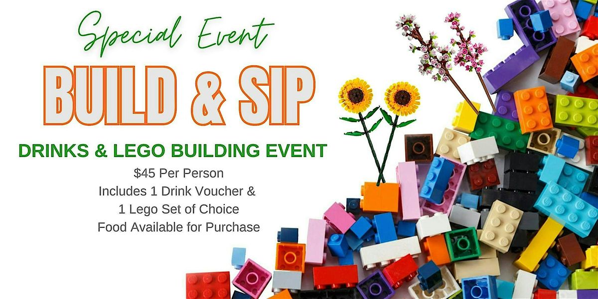 Build & Sip at Snapology - February 22nd 2025