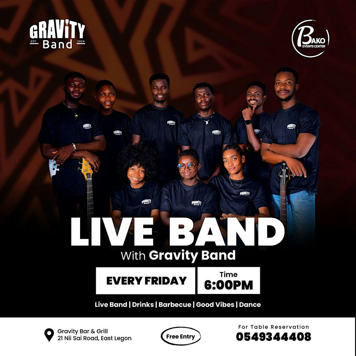 Gravity Live Band - March 2025