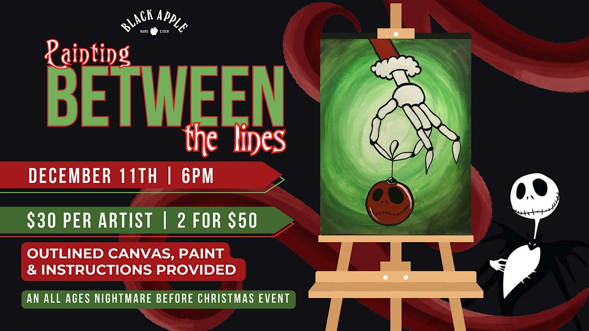 Painting Between the Lines -Nightmare Before Christmas