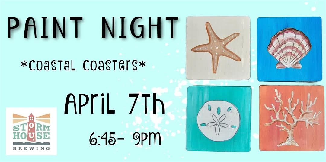 Coastal Coasters Paint Night