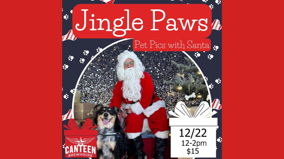 Jingle Paws: Pet Pics with Santa at the Brewhouse