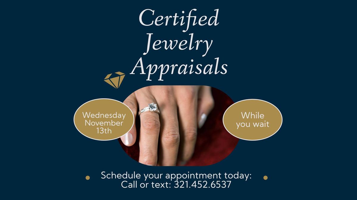 In-store Certified Appraisal Event