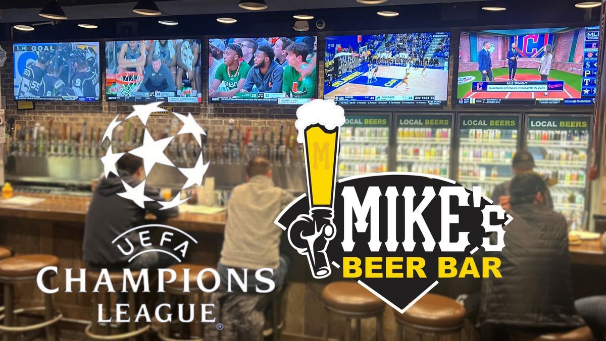 Watch Champions League Final: Dortmund v Real Madrid at Mike's Beer Bar