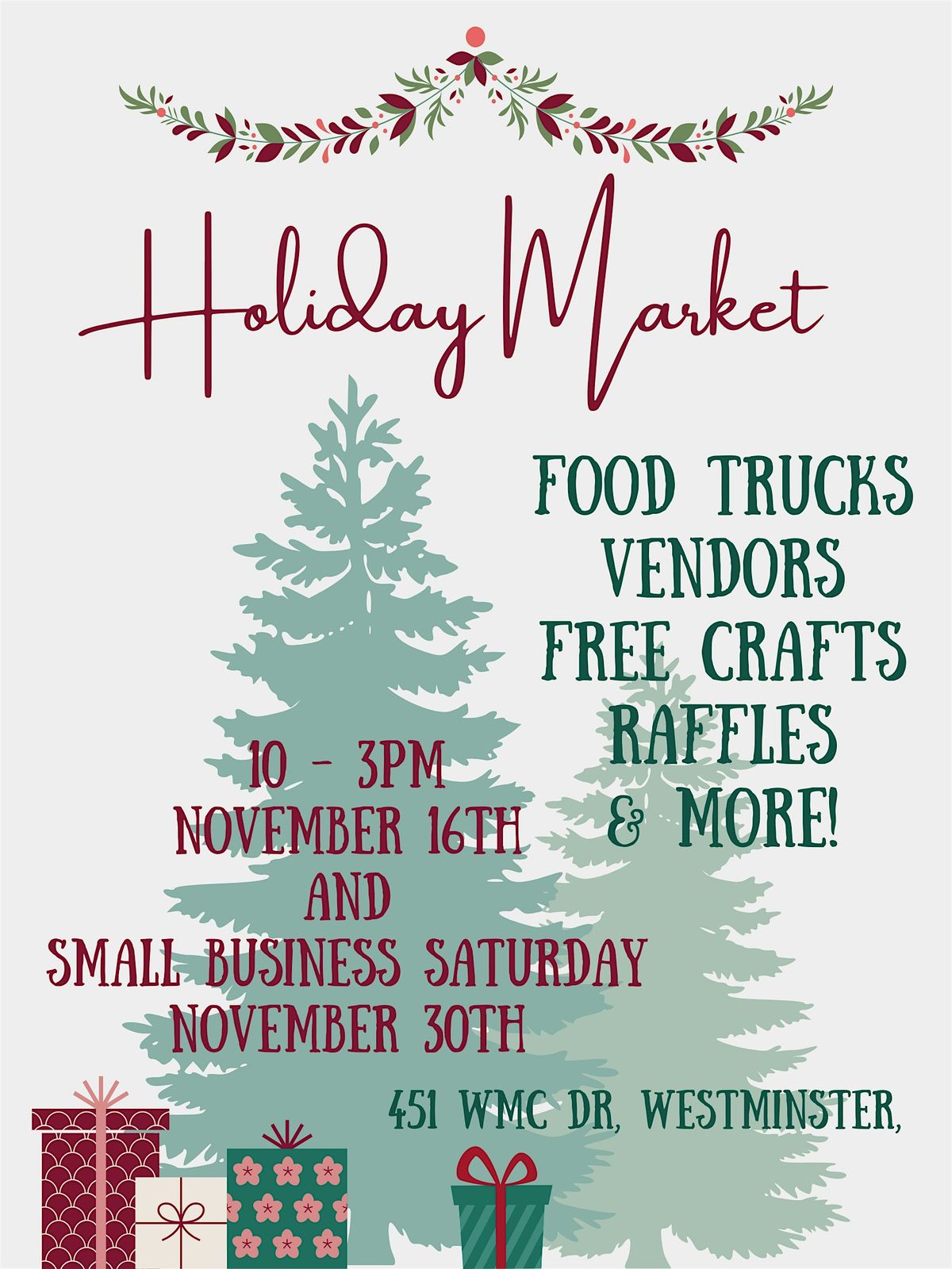 Holiday Market in Westminster