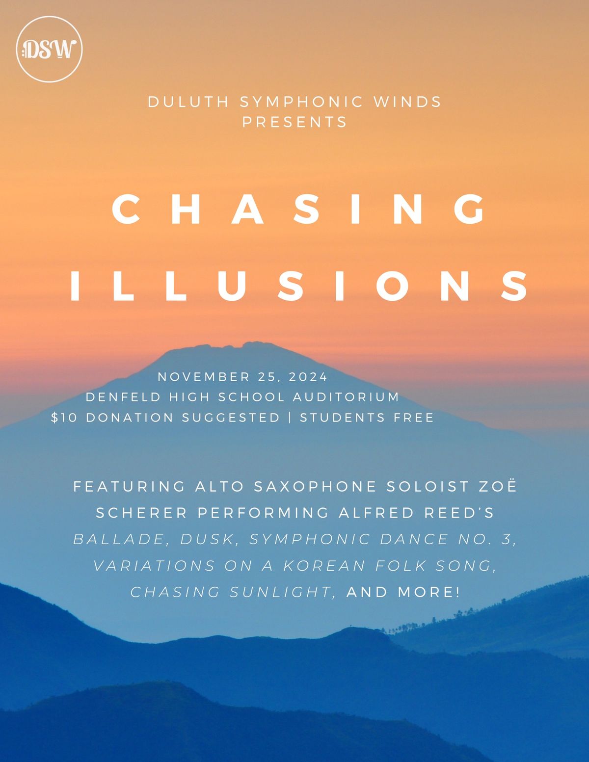 Chasing Illusions, Duluth Symphonic Winds Fall Concert