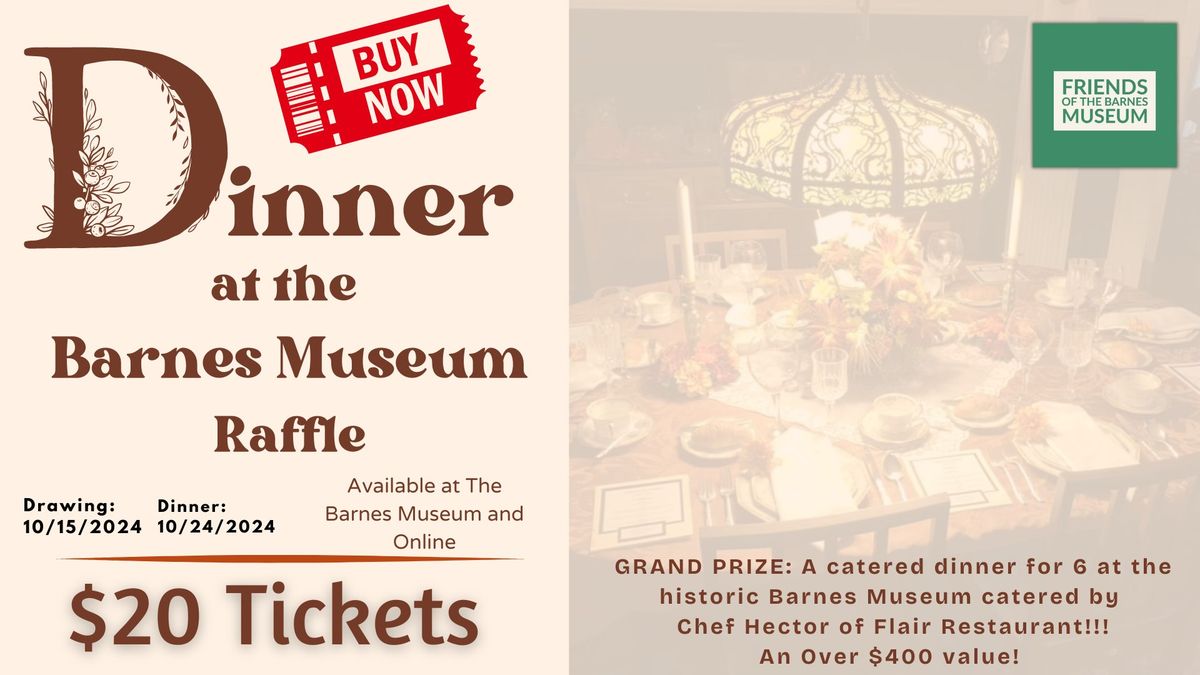 Exclusive Dinner for Six at The Barnes Museum