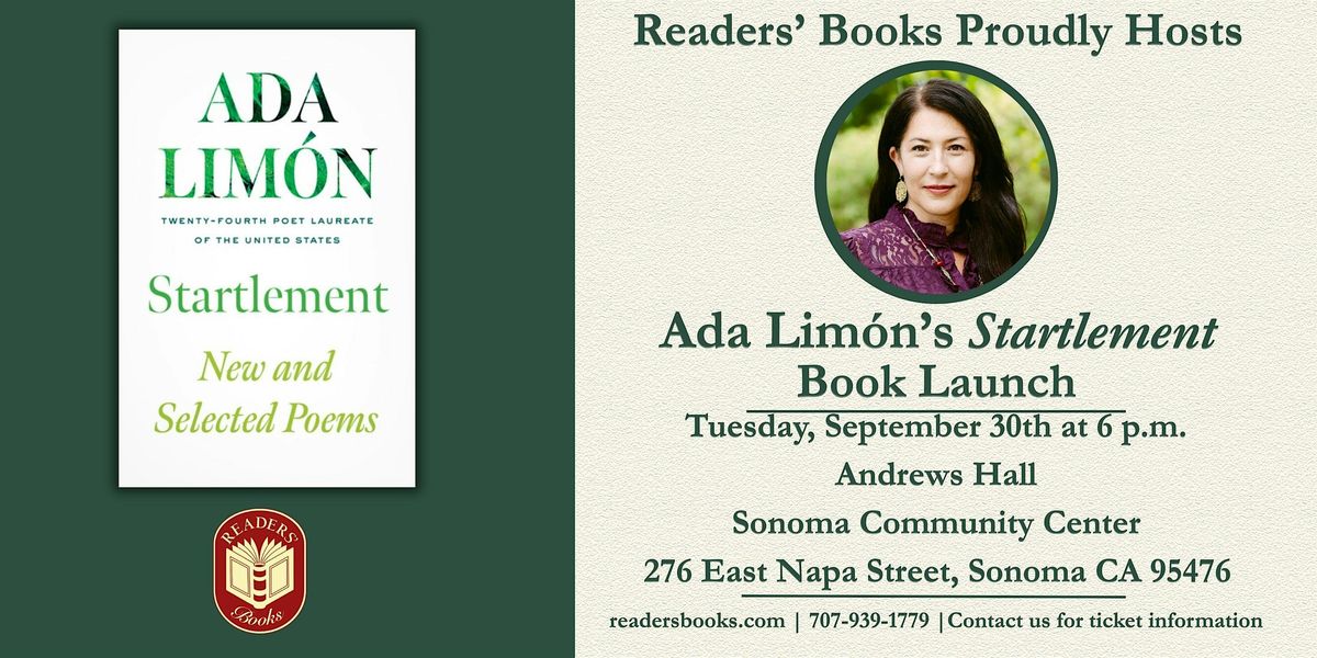 Ada Lim\u00f3n's Startlement Book Launch Proudly Hosted by Readers' Books