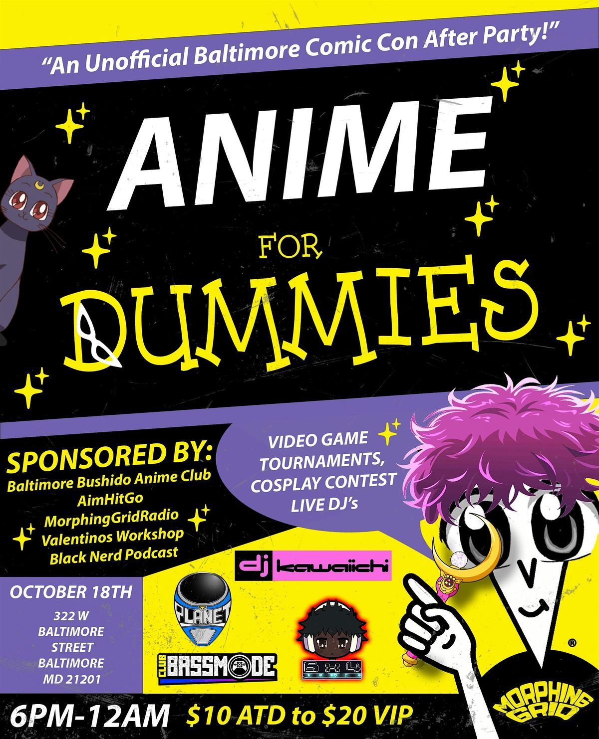 Anime for Dummies: A Baltimore Cosplay After-Party!