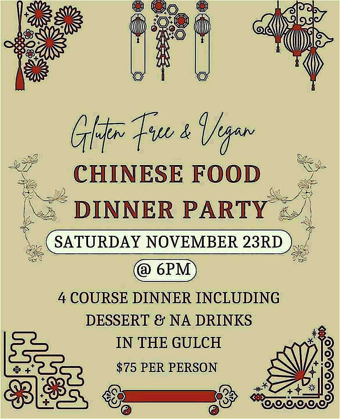 Gluten-Free & Vegan Chinese Food Dinner Party in Nashville