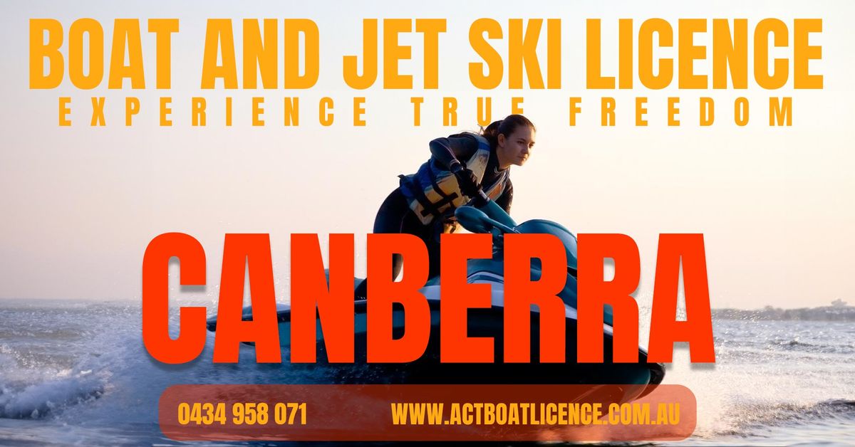 Canberra Boat & Jet Ski Licence Course