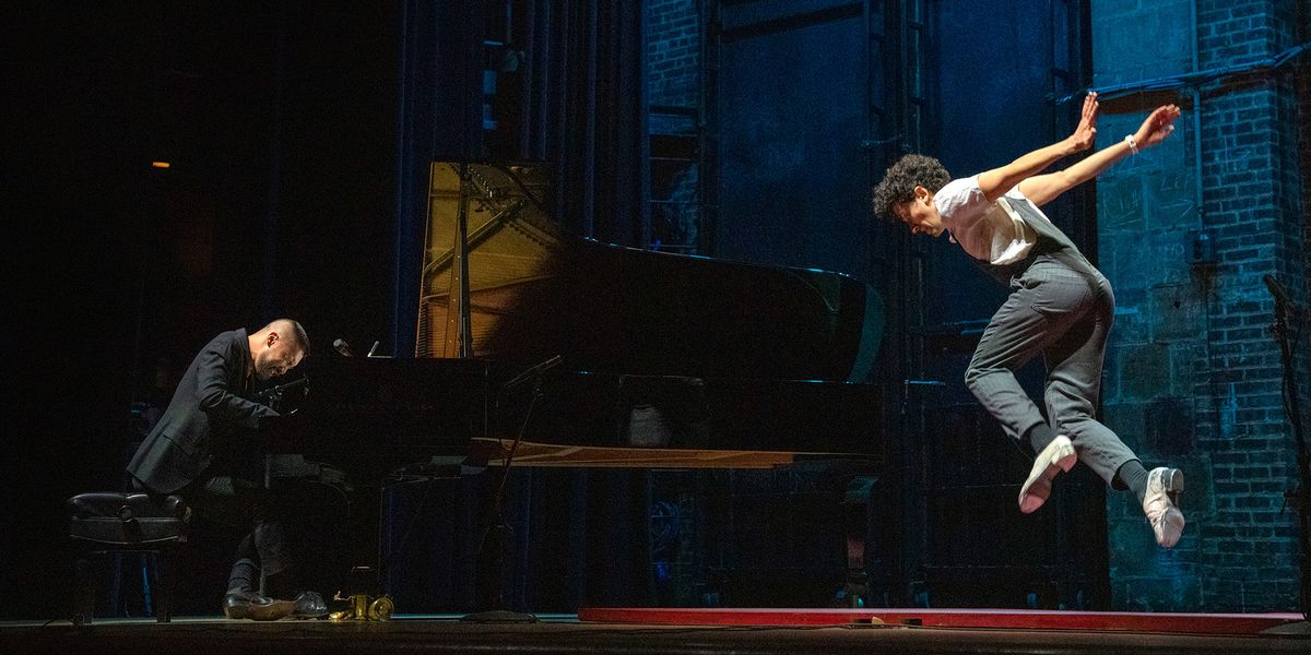 Conrad Tao and Caleb Teicher at Stanford Bing Concert Hall