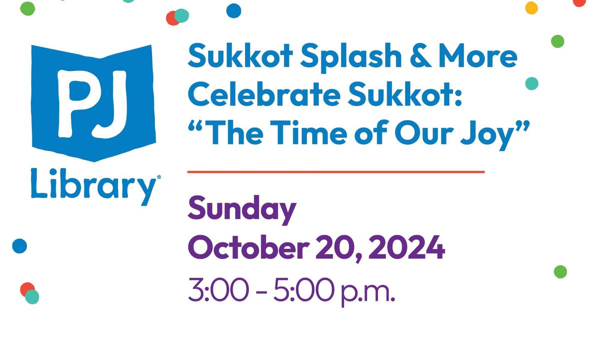 PJ Library Sukkot Program