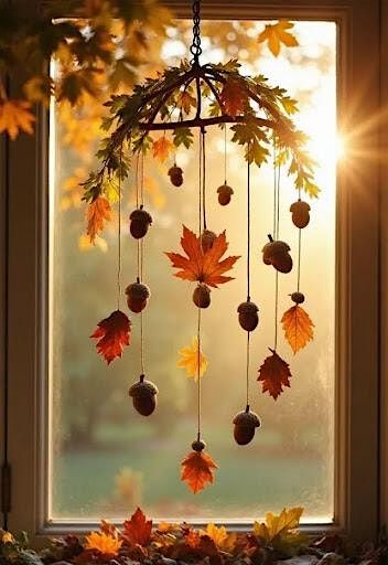 DIY Autumn Nature Mobile Workshop Art Class