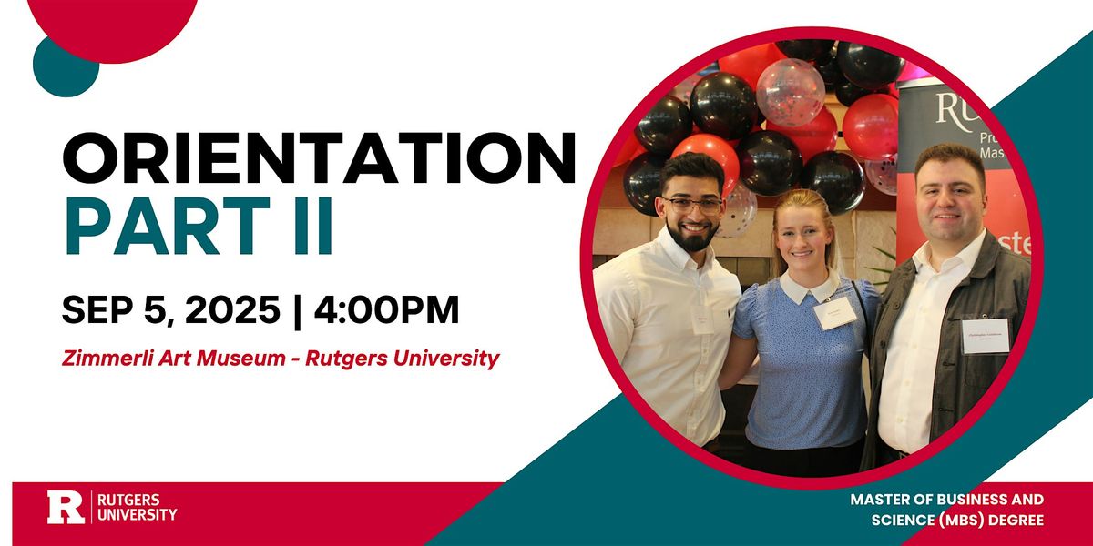 Orientation Part 2: In-Person Session
