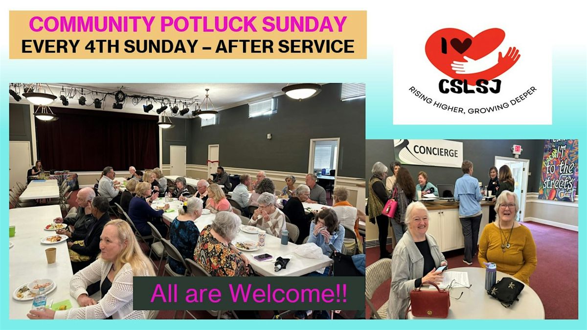 COMMUNITY POTLUCK SUNDAY