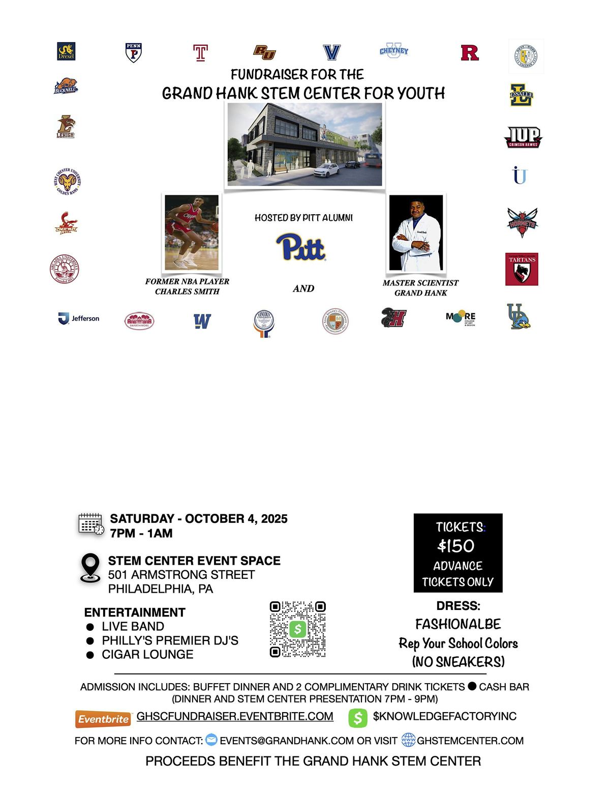 FUNDRAISER FOR THE GRAND HANK STEM CENTER FOR YOUTH